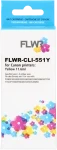FLWR Canon CLI-551XL geel (Huismerk (compatible))