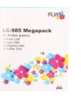 Brother LC-985 6-pack - Optie 17 Front box