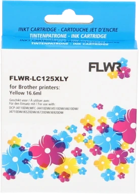 FLWR Brother LC-125XLY geel