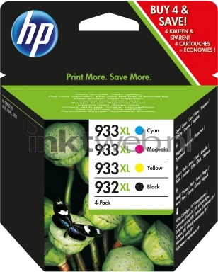 HP 932XL / 933XL Multipack zwart en kleur