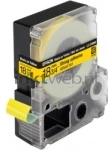 Epson LC-5YBW9 zwart op geel breedte 18 mm