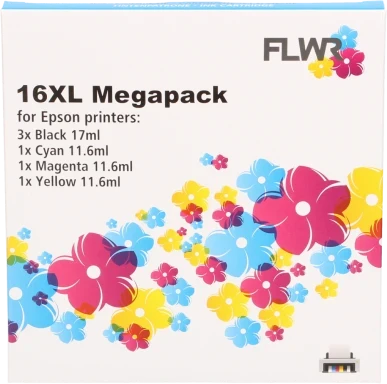 FLWR Epson T1631/2/3/4 Megapack