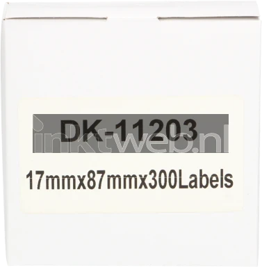 FLWR Brother DK-11203 17 mm x 87 mm  wit