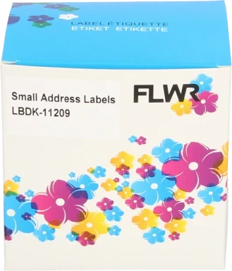 FLWR Brother DK-11209 62 mm x 29 mm  wit