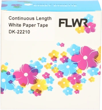 FLWR Brother DK-22210 29 mm x  30.48 M wit