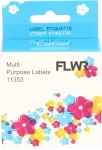 FLWR Dymo 11353 13 mm x 25 mm  wit