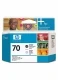 HP 70 printkop zwart en licht grijs (Origineel)