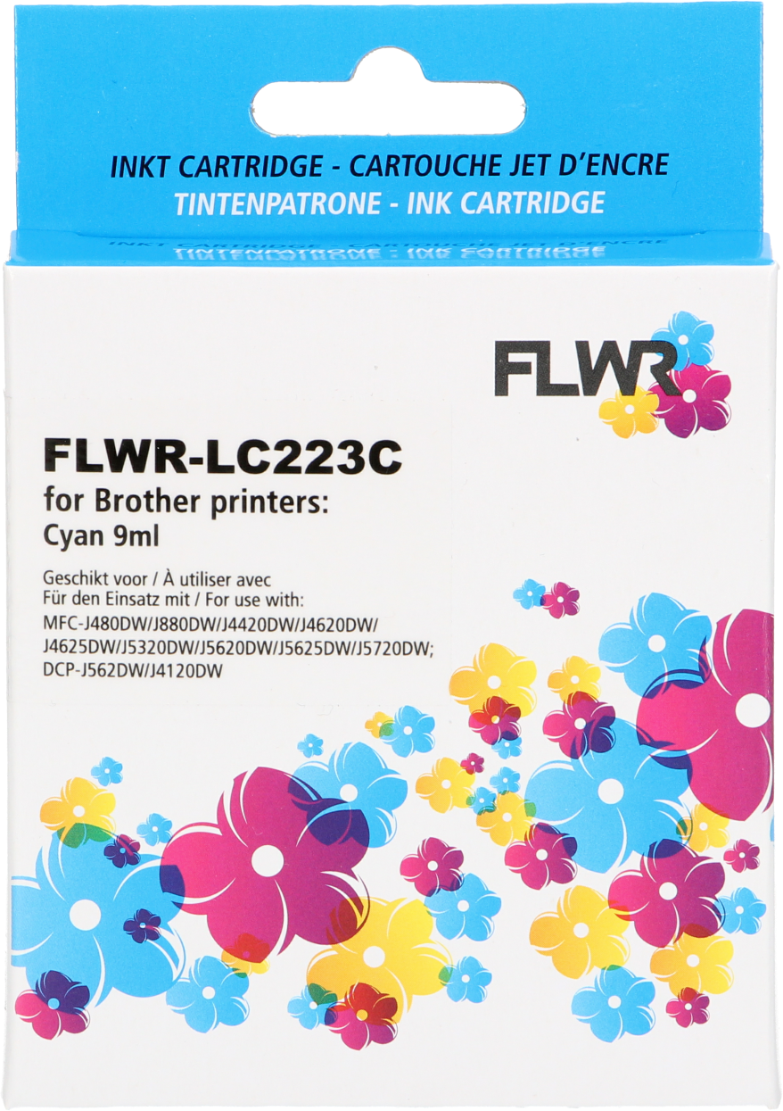 FLWR Brother LC-223C cyaan