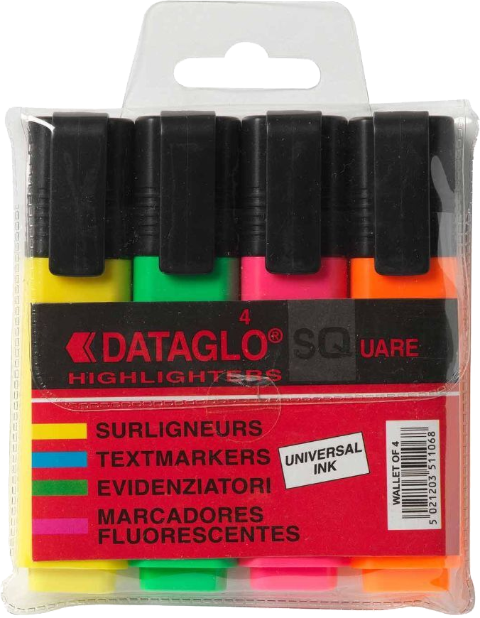 Dataglo Markeerstift 4-pack