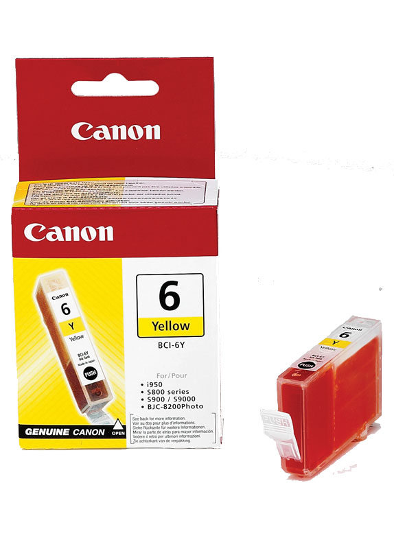 Canon BCI-6Y geel