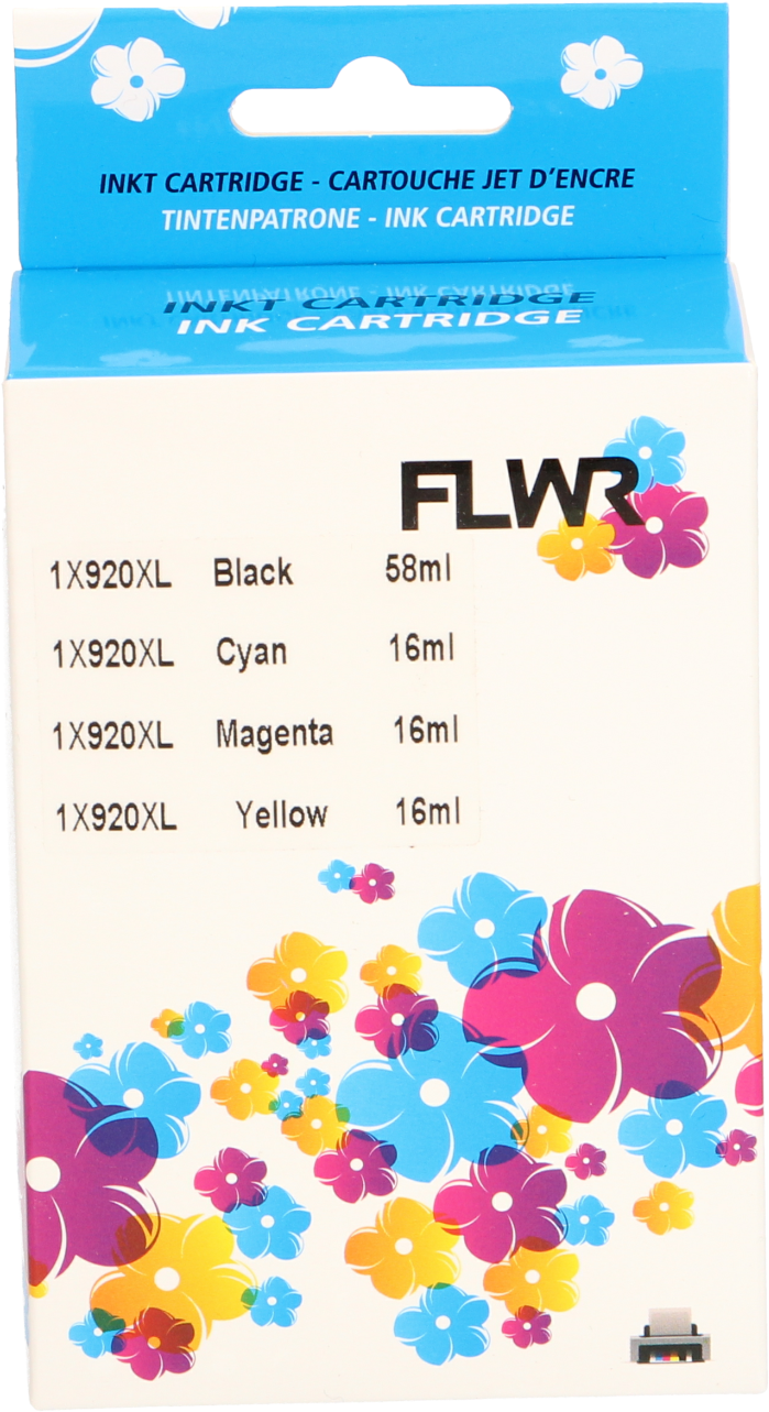 FLWR HP 920XL Multipack zwart en kleur