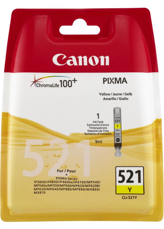 Canon CLI-521Y geel