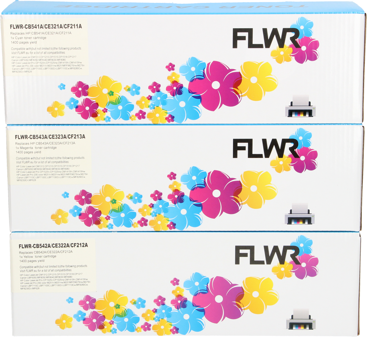 FLWR HP 128 3-pack kleur