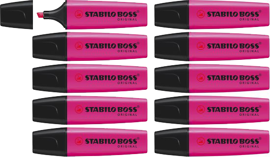 Stabilo Markeerstift BOSS 10-Pack lila