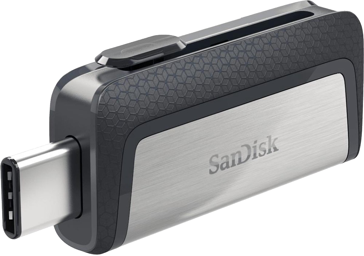 Sandisk Ultra Dual Drive USB Type-C 128GB zilver