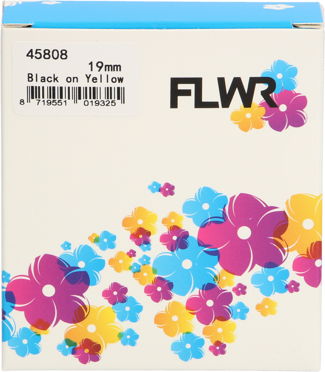 FLWR Dymo  45808  op  breedte 19 mm