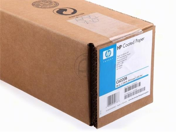 HP Coated papier rol 36 Inch wit