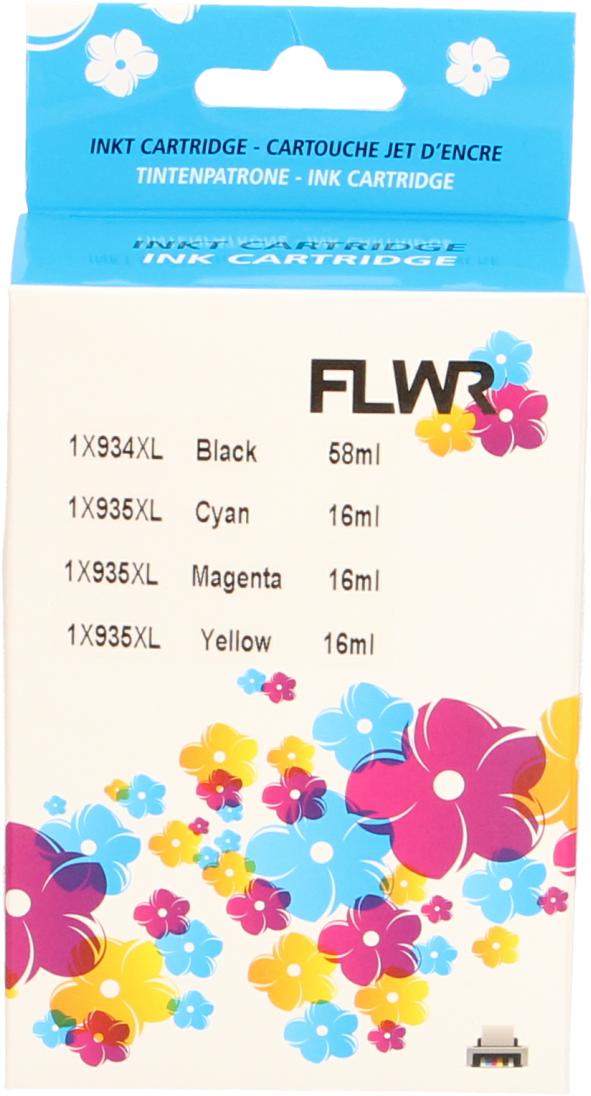 FLWR HP 934XL / 935XL Multipack zwart en kleur