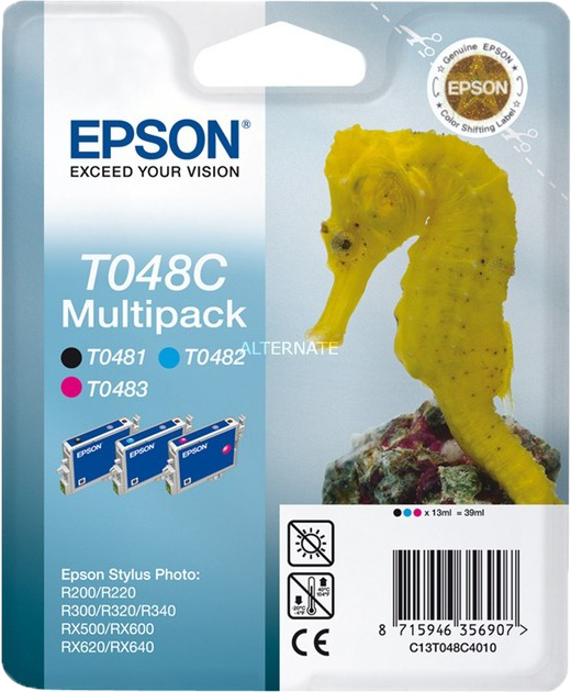 Epson T048C Cartridge Multipack kleur