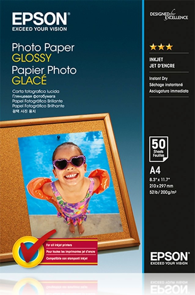 Epson  C13S042539 fotopapier Glans | A4 | 200 gr/m² 50 stuks