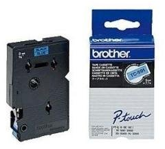 Brother  TC-591 zwart op blauw breedte 9 mm