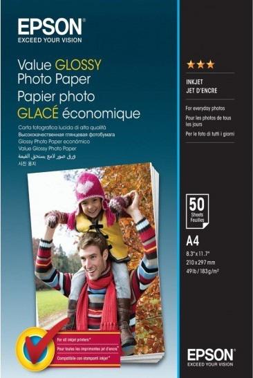 Epson  Value Fotopapier Glans | A4 | 183 gr/m² 50 stuks