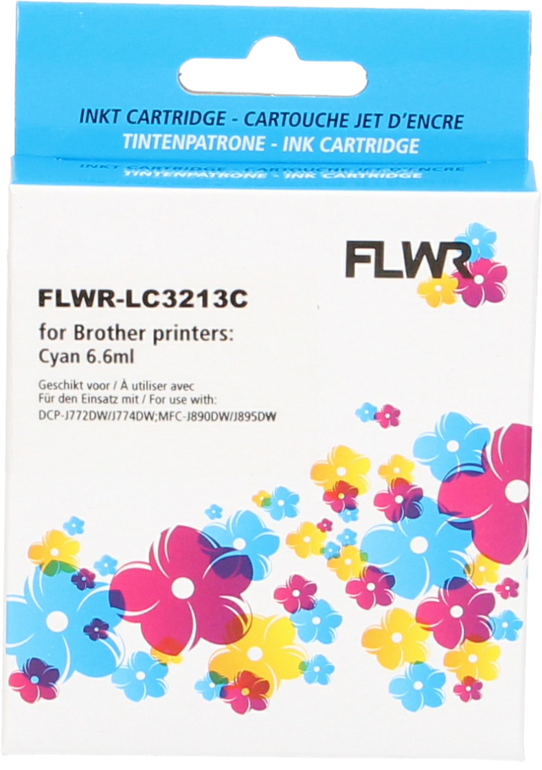 FLWR Brother LC-3213 cyaan