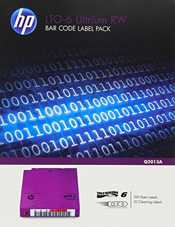 HP HPE LTO Ultrium 6 barcodes