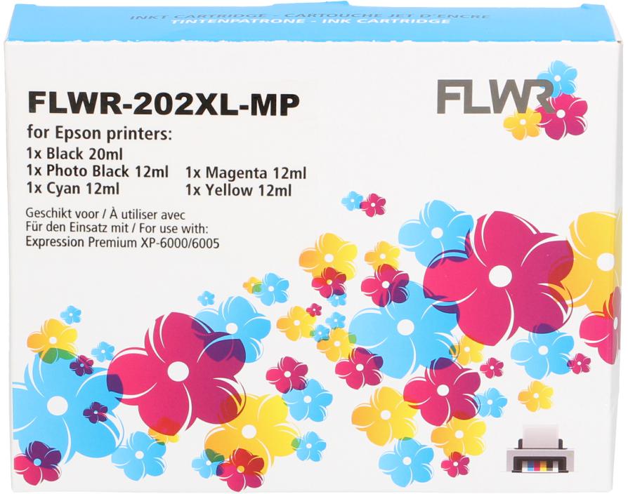 FLWR Epson 202XL Multipack zwart en kleur