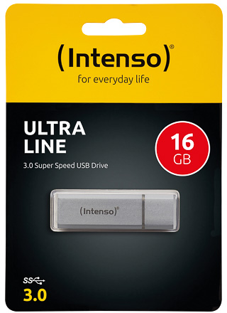 Intenso Ultra Line USB Drive 16 GB zilver