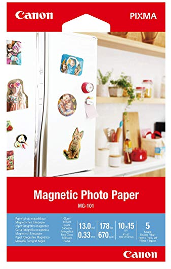Canon  MG-101 Magnetic Photo Paper Glans | 10x15 | 670 gr/m² 1 stuks