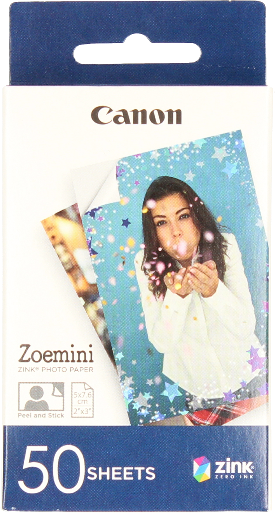 Canon  Zoemini Zink fotopapier 2x3 inch Glans |  |  50 vellen