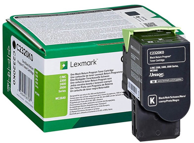 Lexmark C2320K0 zwart