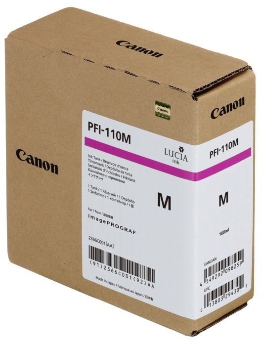 Canon PFI-110 inktfles magenta