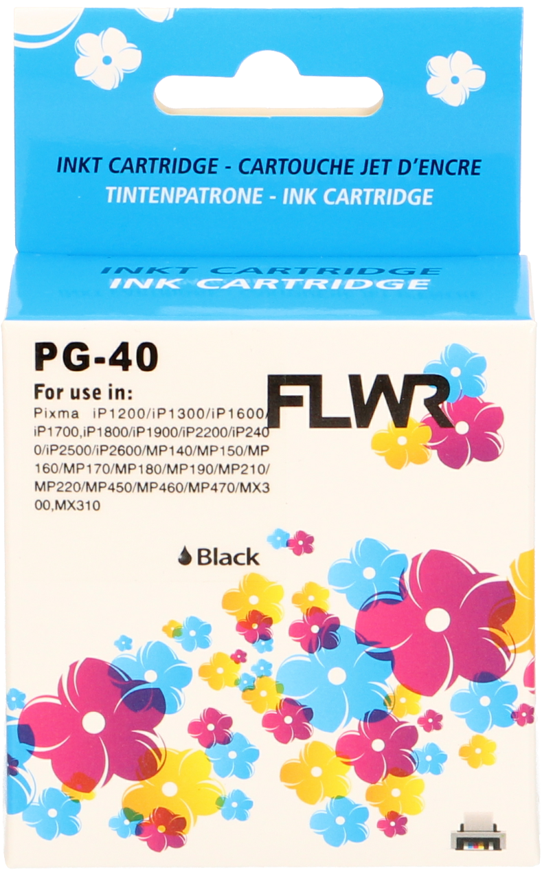 FLWR Canon PG-40 zwart