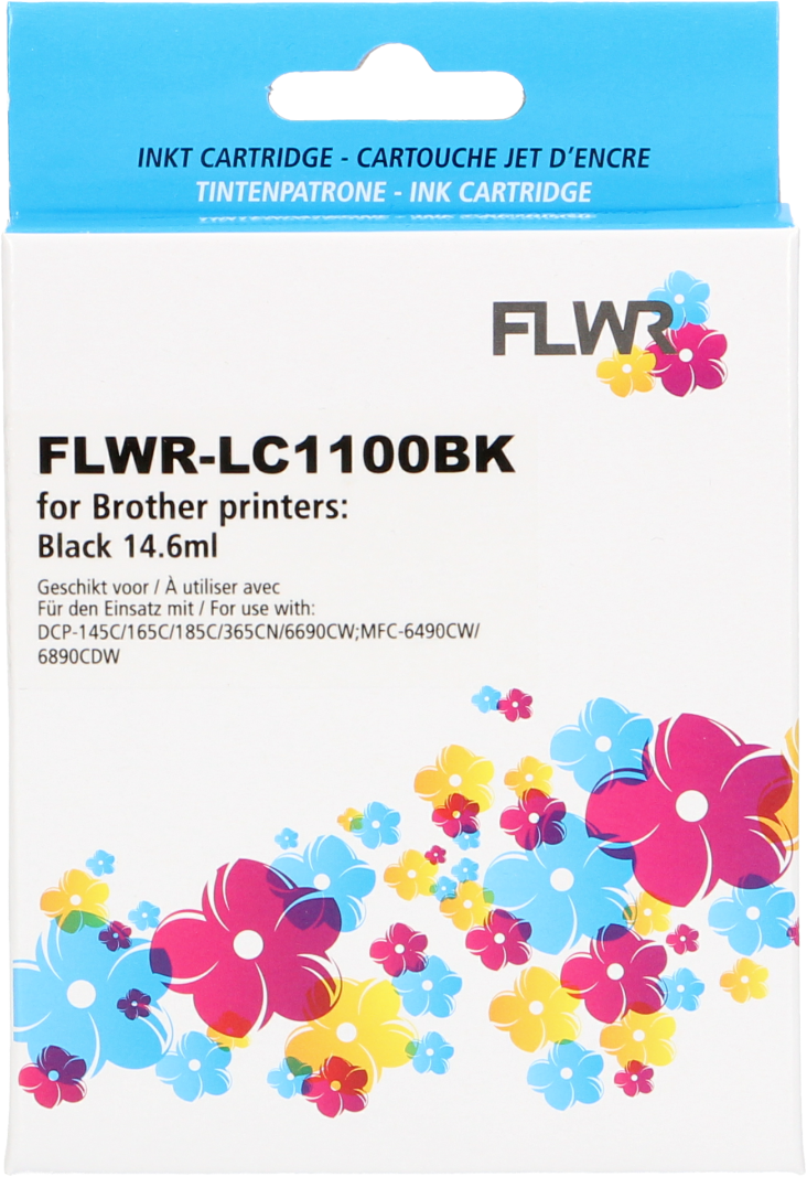 FLWR Brother LC-980BK zwart