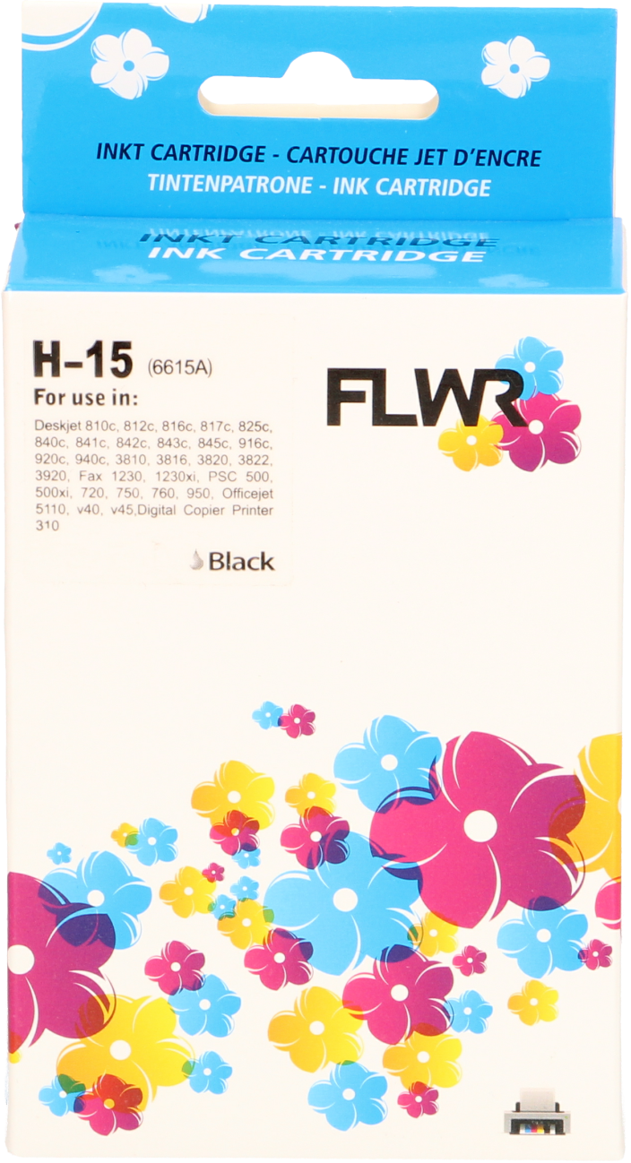 FLWR HP 15 zwart