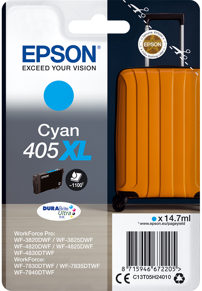 Epson 405XL cyaan