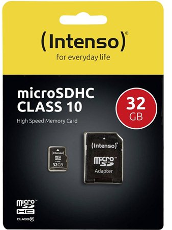 Intenso microSDHC-kaart Class 10 32GB