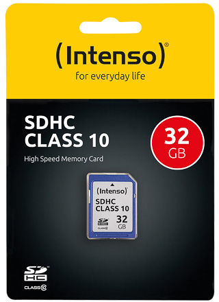 Intenso SDHC-kaart Class 10 32GB