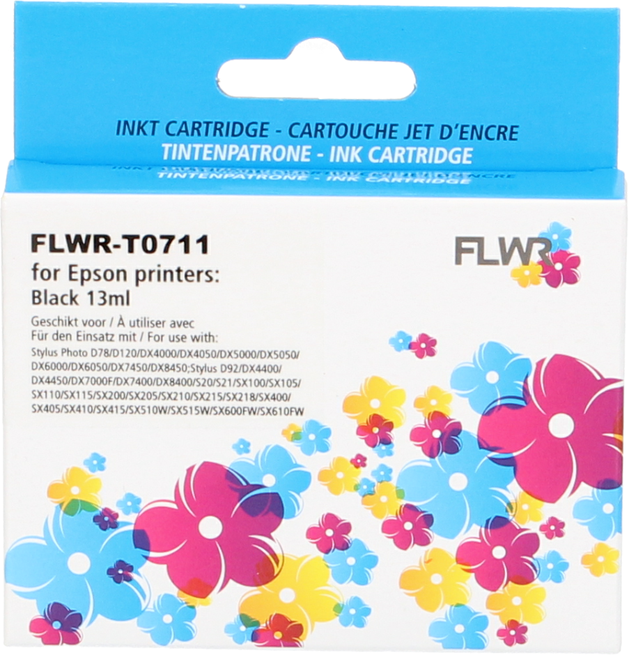 FLWR Epson T0711 zwart
