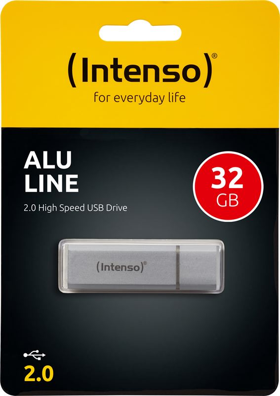 Intenso Alu Line USB stick 32GB zilver