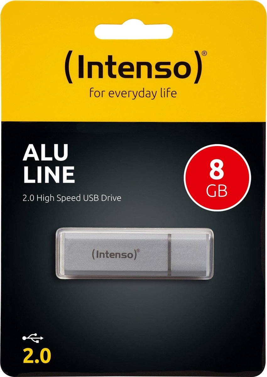 Intenso Alu Line USB-stick 8GB zilver