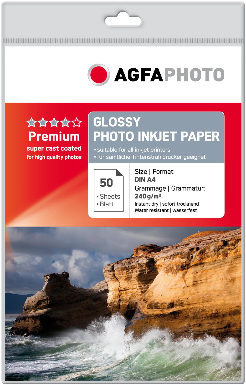 Agfa  Fotopapier Glans | A4 | 240 gr/m² 50 stuks