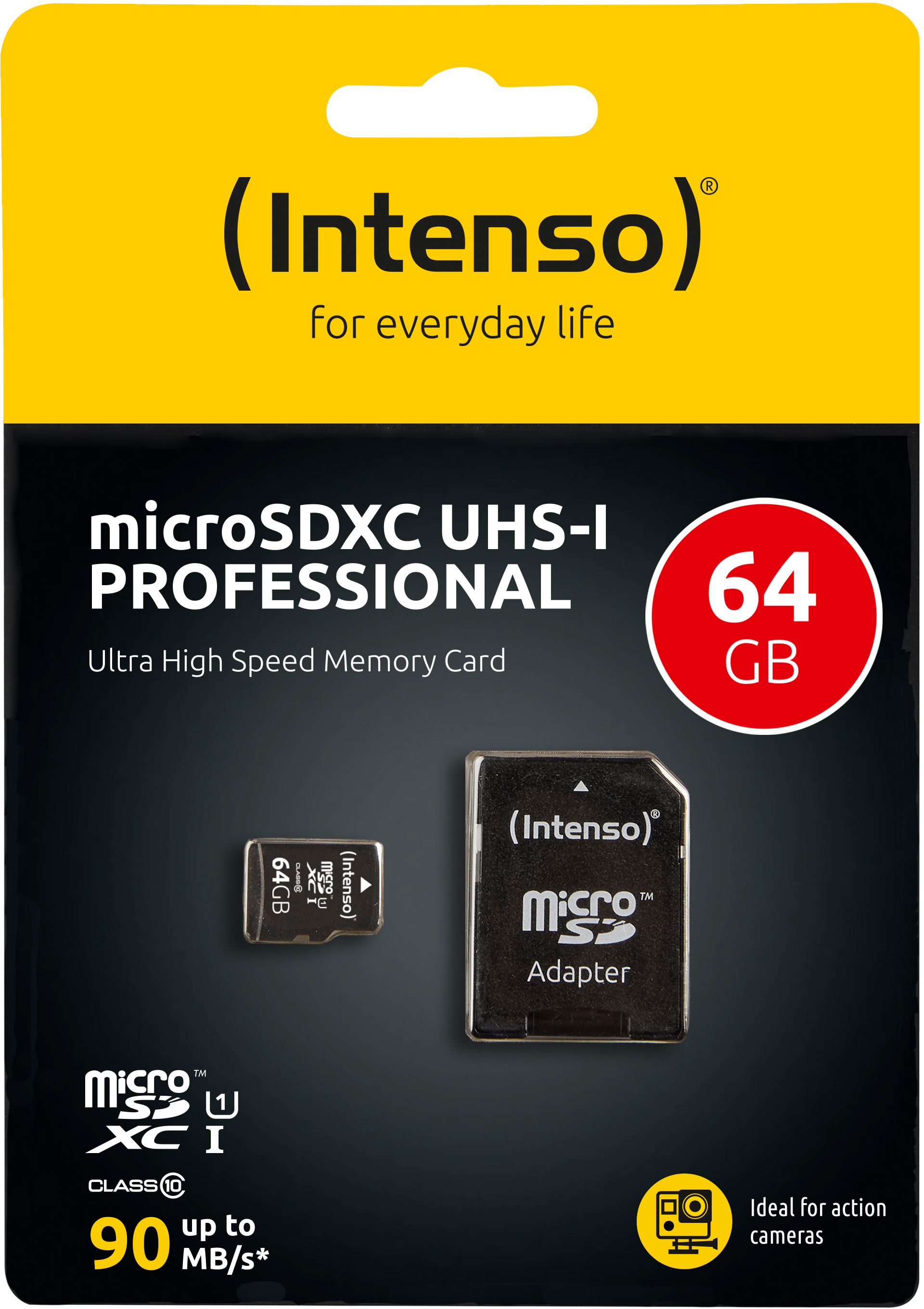 Intenso Micro SDHC kaart UHS-I 64GB