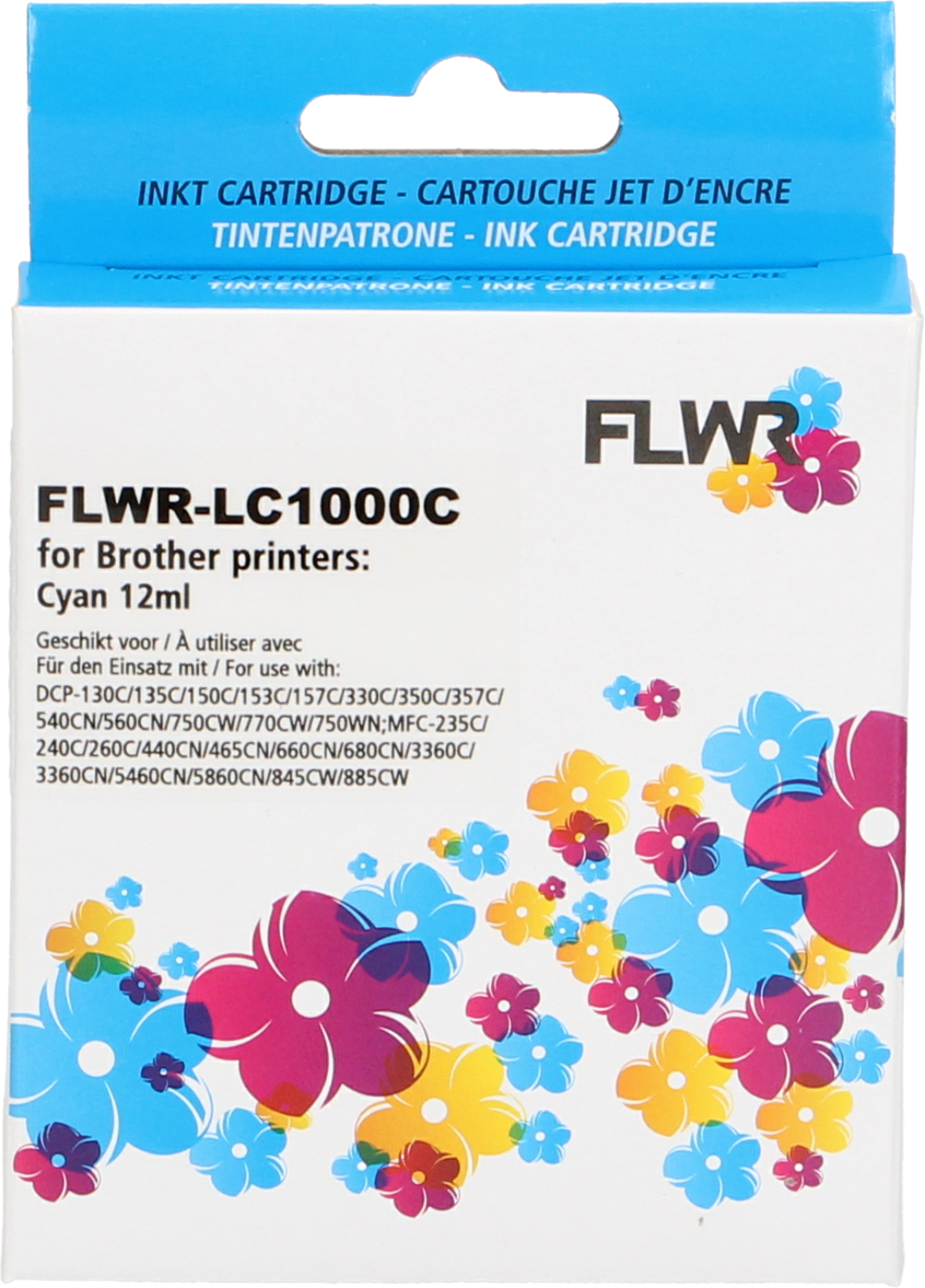 FLWR Brother LC-970C / LC-1000C cyaan