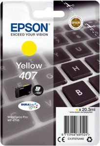 Epson 407 inktcartridge geel