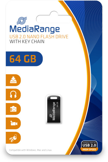 MediaRange USB nano flash drive 64GB