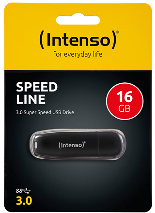 Intenso Speed Line USB flash drive 16GB zwart