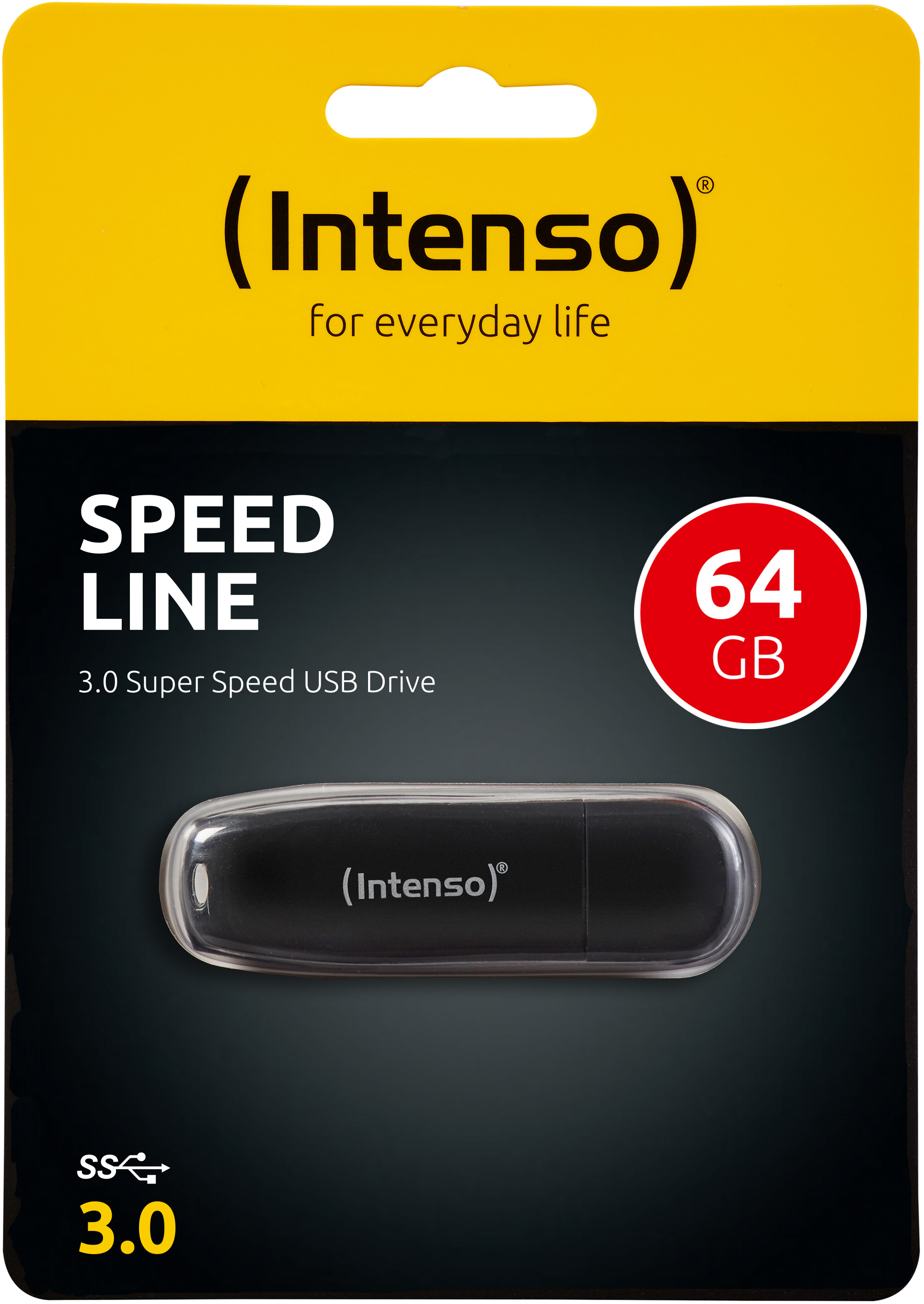 Intenso Speed Line USB flash drive 64GB zwart